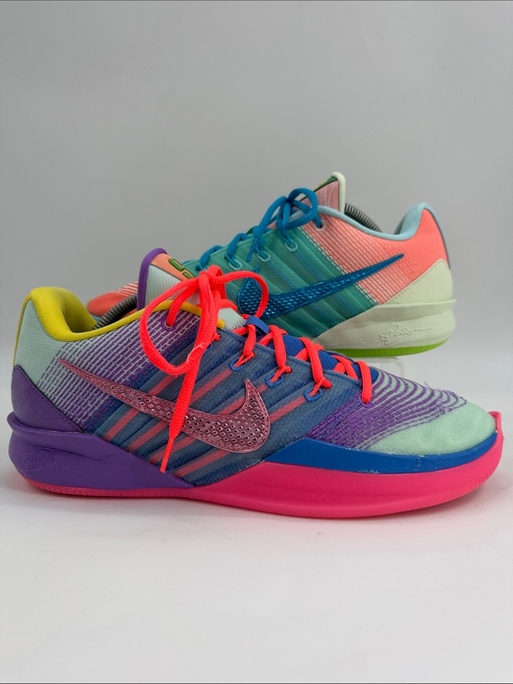 Nike Sabrina 3 'What The?' Blue Multicolor Sneakers Women's Size 11.5 IO7845-300